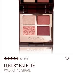 Charlotte LUXURY PALETTE WALK OF NO SHAME
